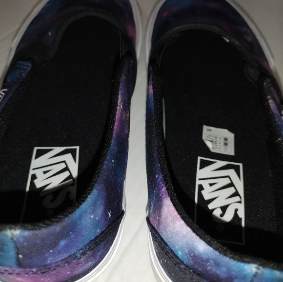 Vans Sneakers Women Size 6.5 Galaxy Slip Ons - Picture 8 of 10